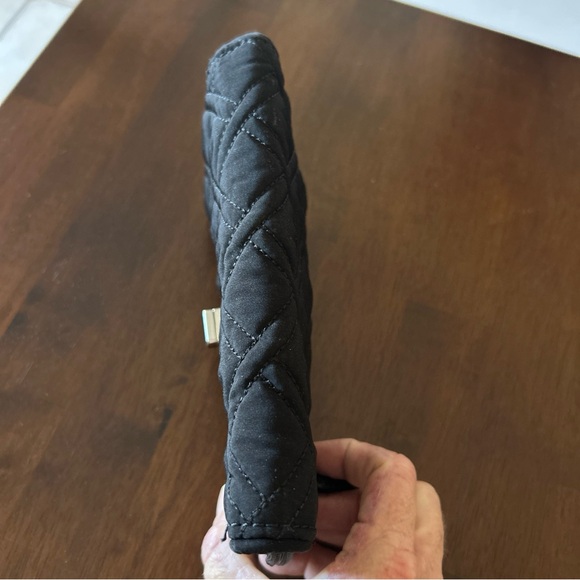 VERA BRADLEY RFID TURN LOCK & ZIP ORGANIZER WALLET~BLACK~8” x 5” - Picture 11 of 11